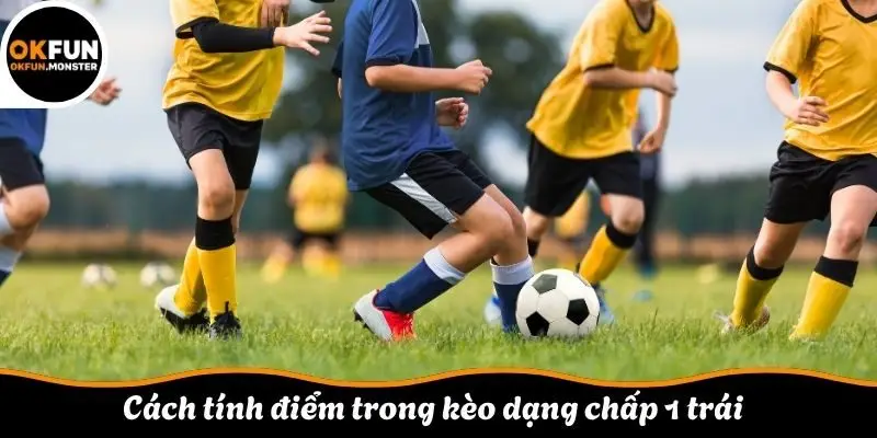 Cách tính điểm trong kèo dạng chấp 1 trái 